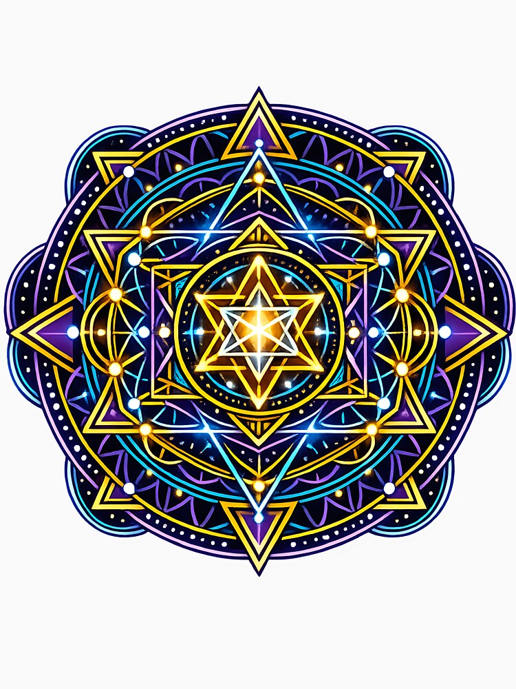 Sacred Geometry Mandala by rebelpop