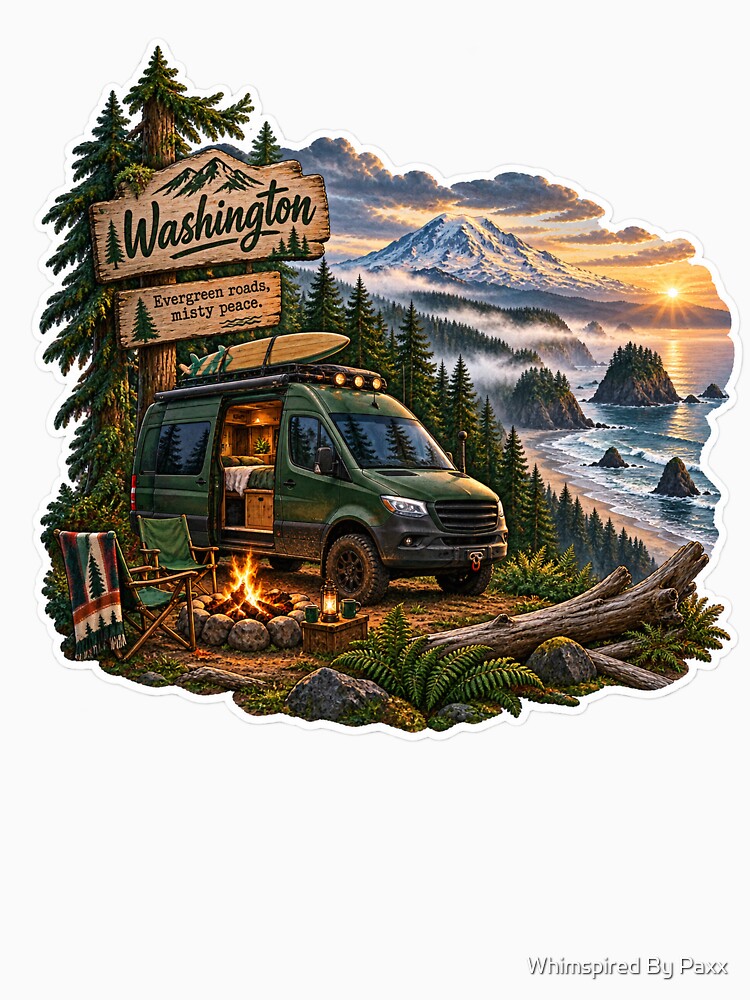 Washington Van Life by Whimspired By Paxx