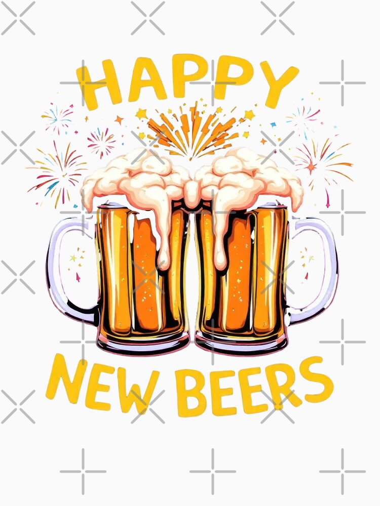Happy New Beers Beer Lovers Craft Beer Celebration by Hananiah Merch