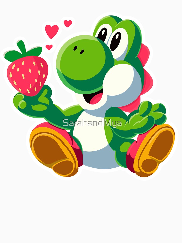 Strawberry dinosaur by SarahandMya