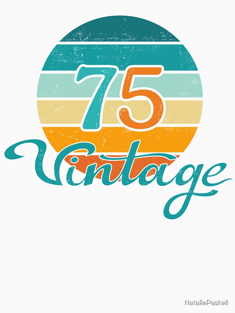 Retro Sunset 75 Vintage Distressed by NataliePaskell