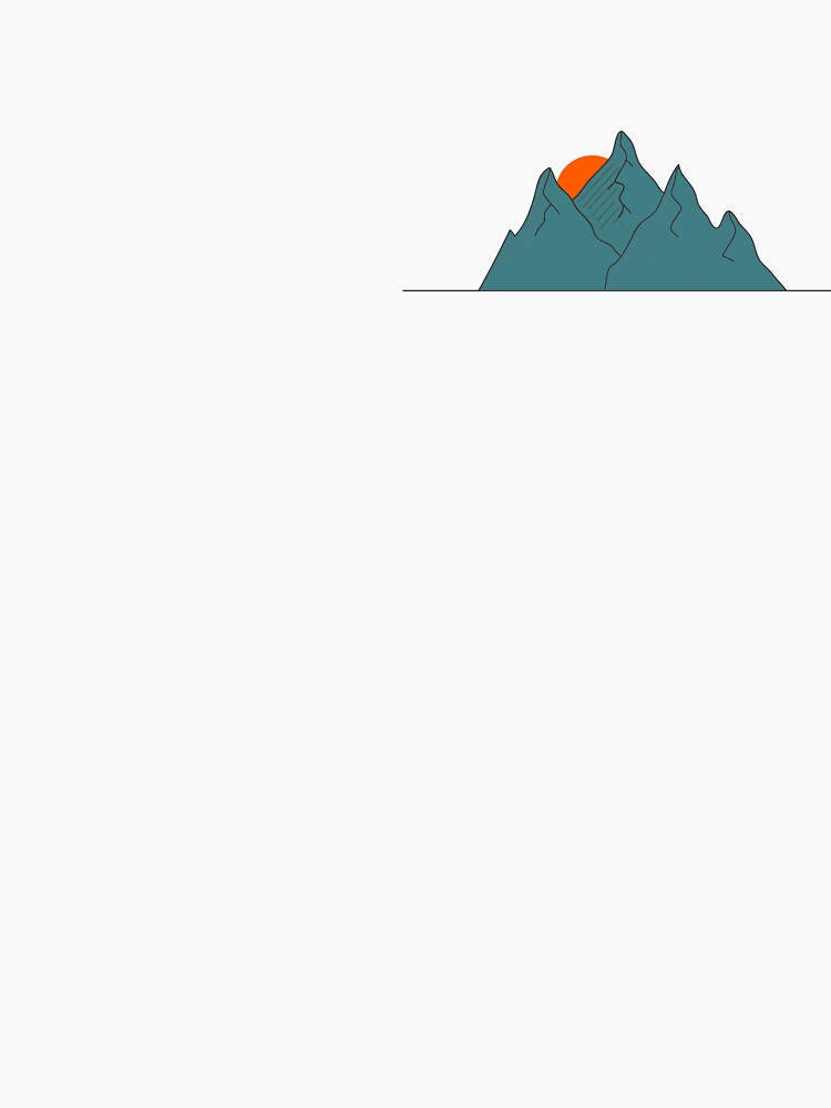 Copy of Sunset on the Mountain Horizon by SaffronMilk Stickers