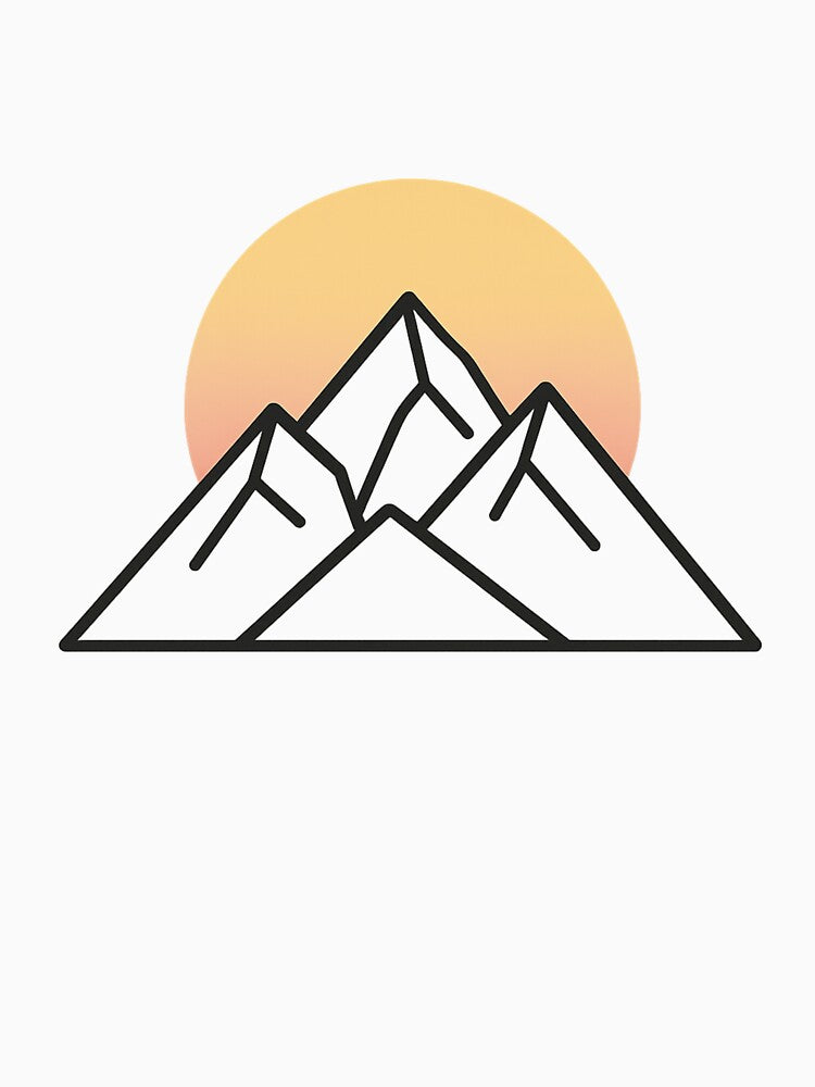 Minimalist Mountain Sunrise Adventure by Design Express