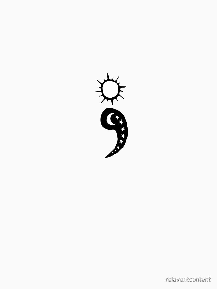 Celestial Semi Colon by relaventcontent