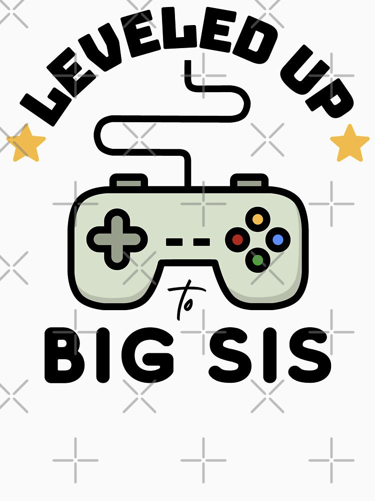 Leveled Up To Big Sis Video Game Controller Design by modernfamgear