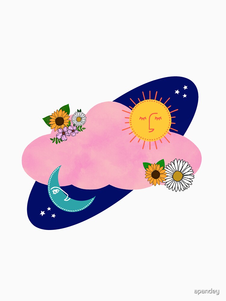 Celestial Sun and Moon by apandey