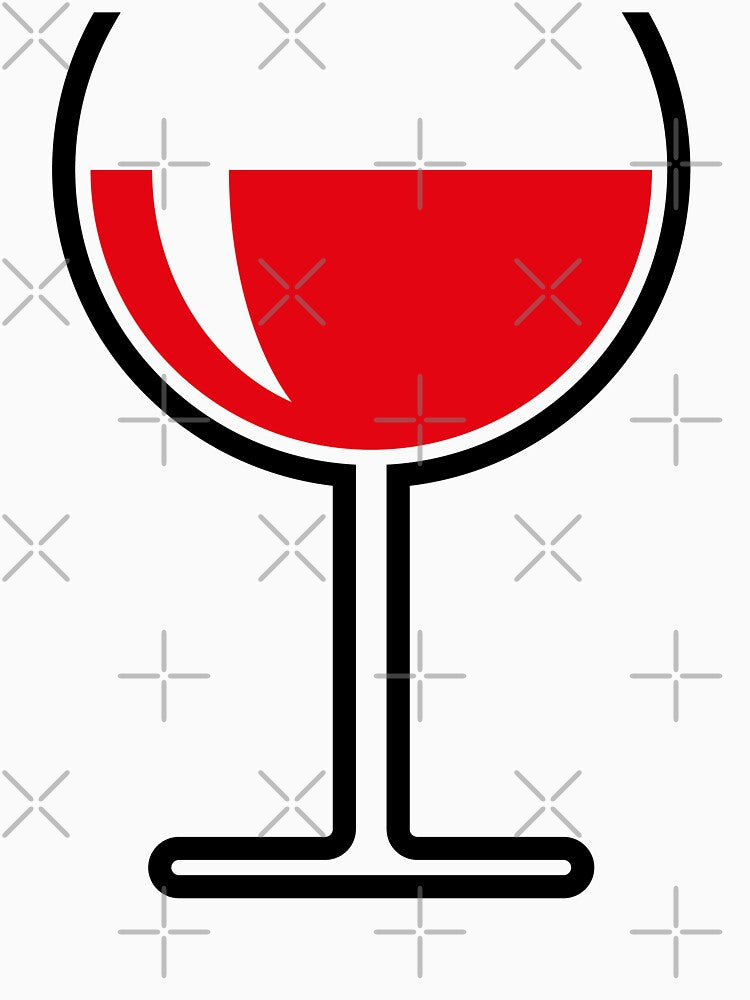 Red Wine Glass (Round / Open) by MrFaulbaum