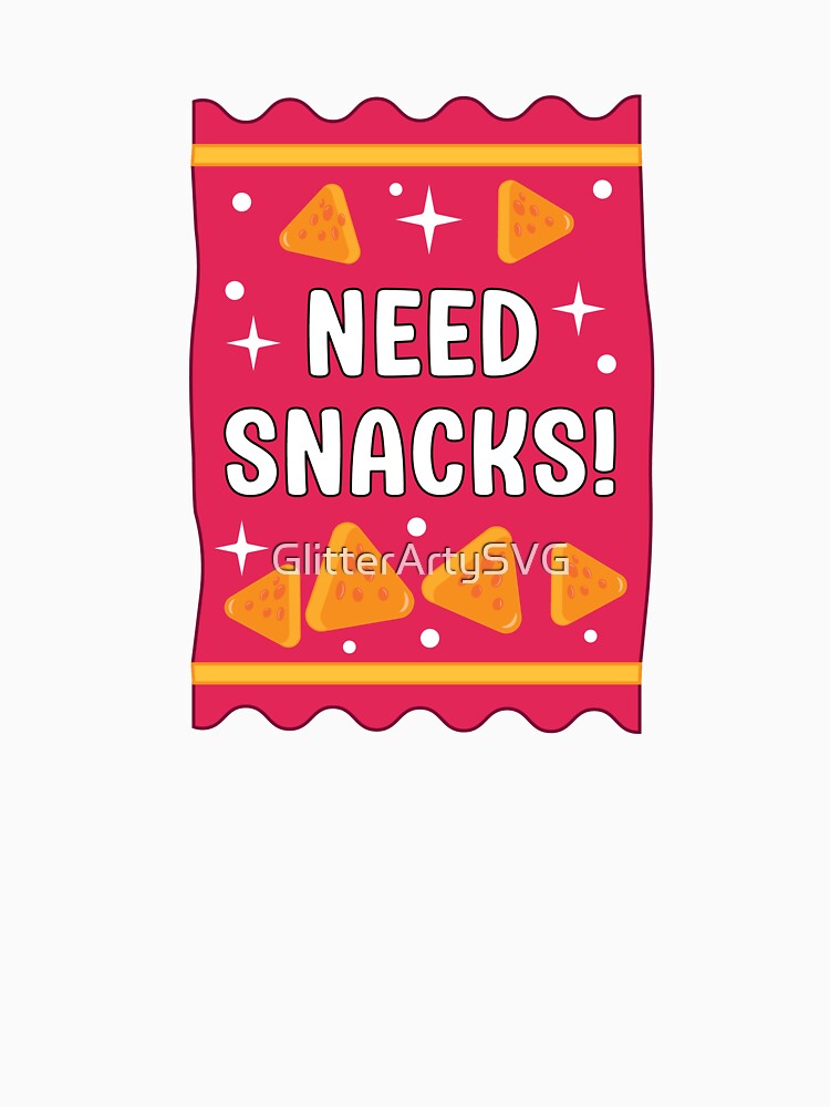 Need Snacks! - Bag of Chips/Crisps by GlitterArtySVG