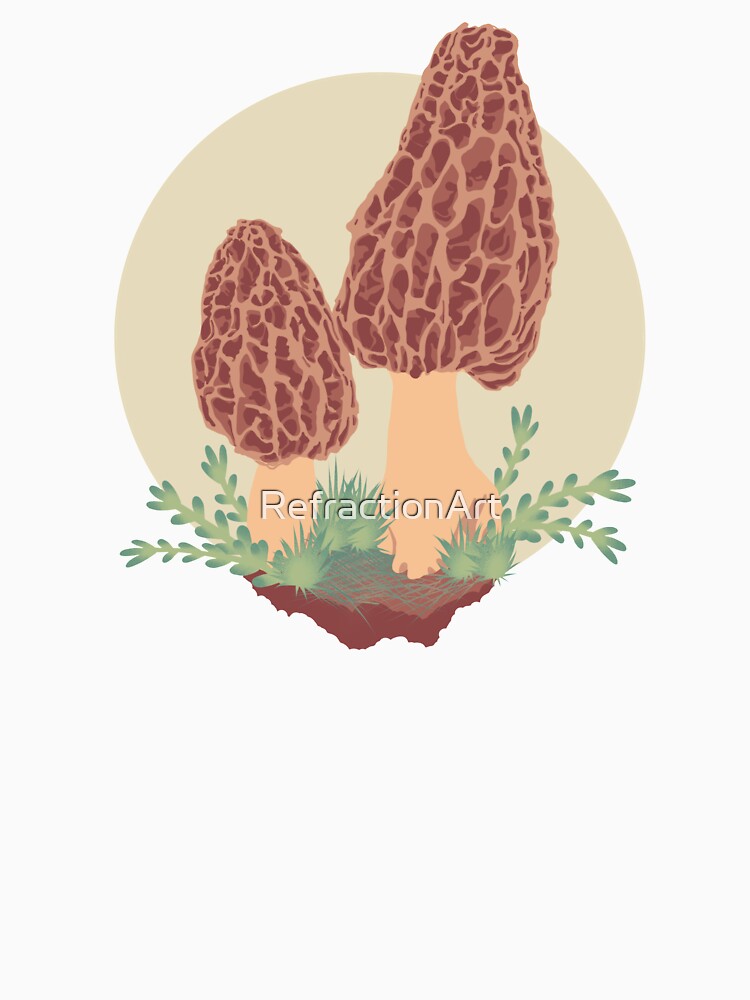 Morel Mushroom Circle by RefractionArt