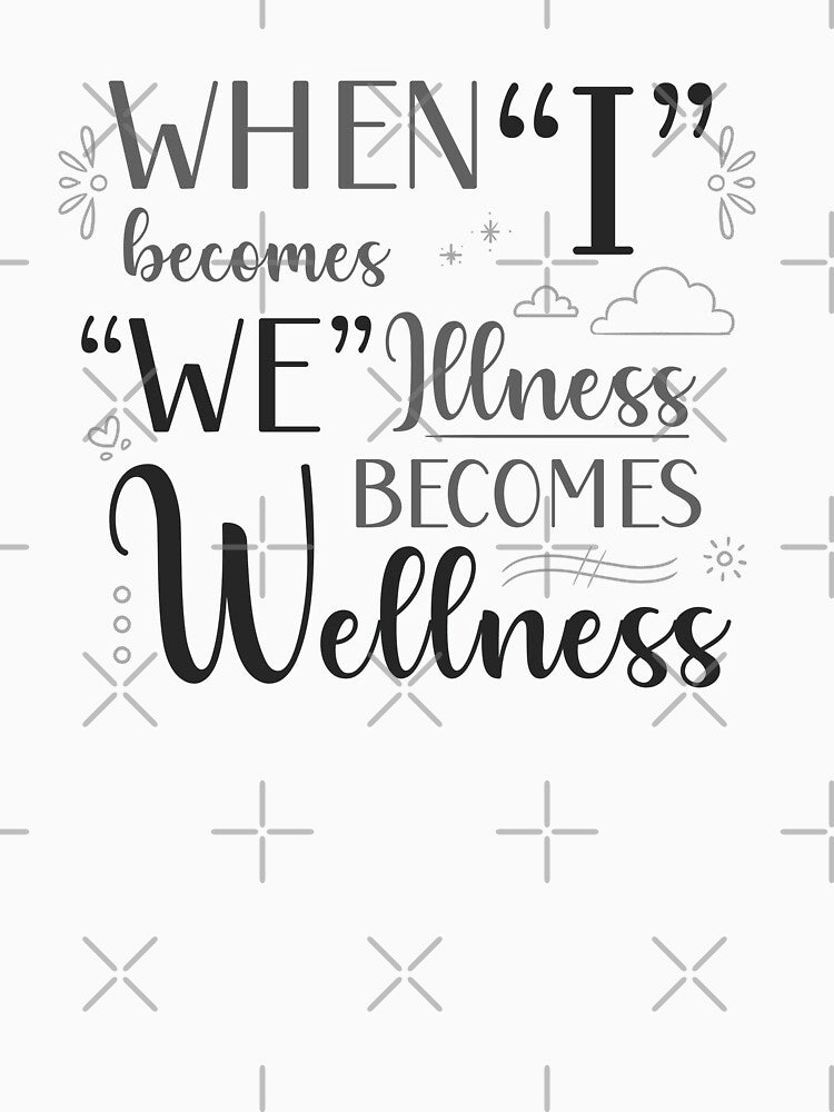 When I Becomes We, Illness Becomes Wellness in Black and White by PaperRain
