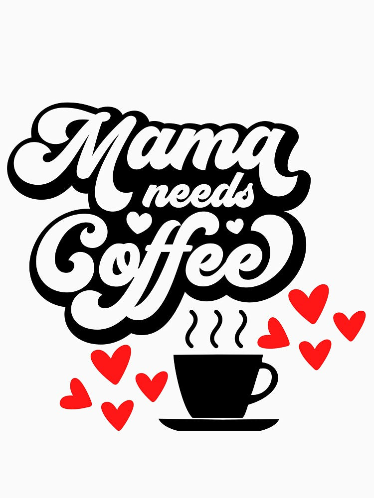 Mama need coffee T-Shirt, Christmas Gift for Mom, Funny Mom Shirt, Strong as a Mother, Mommy Shirt, Gift for Wife, One Bad Mother, Strong Mama by BLUE  bubble