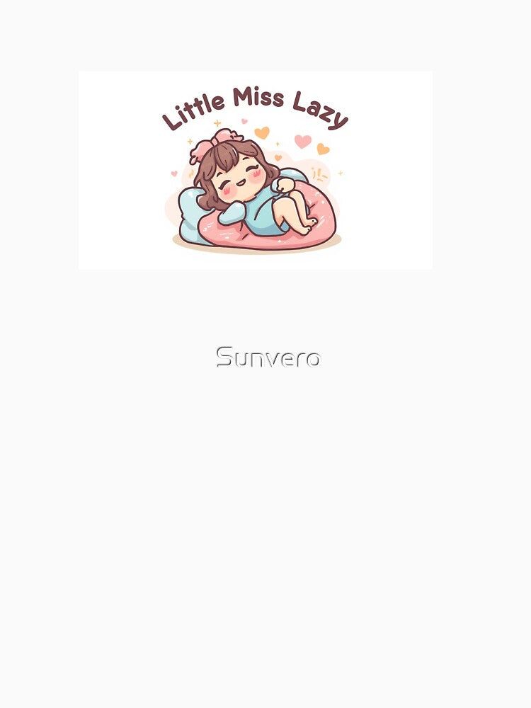 Little Miss Lazy – Cute Girl Sticker by Alled Shop