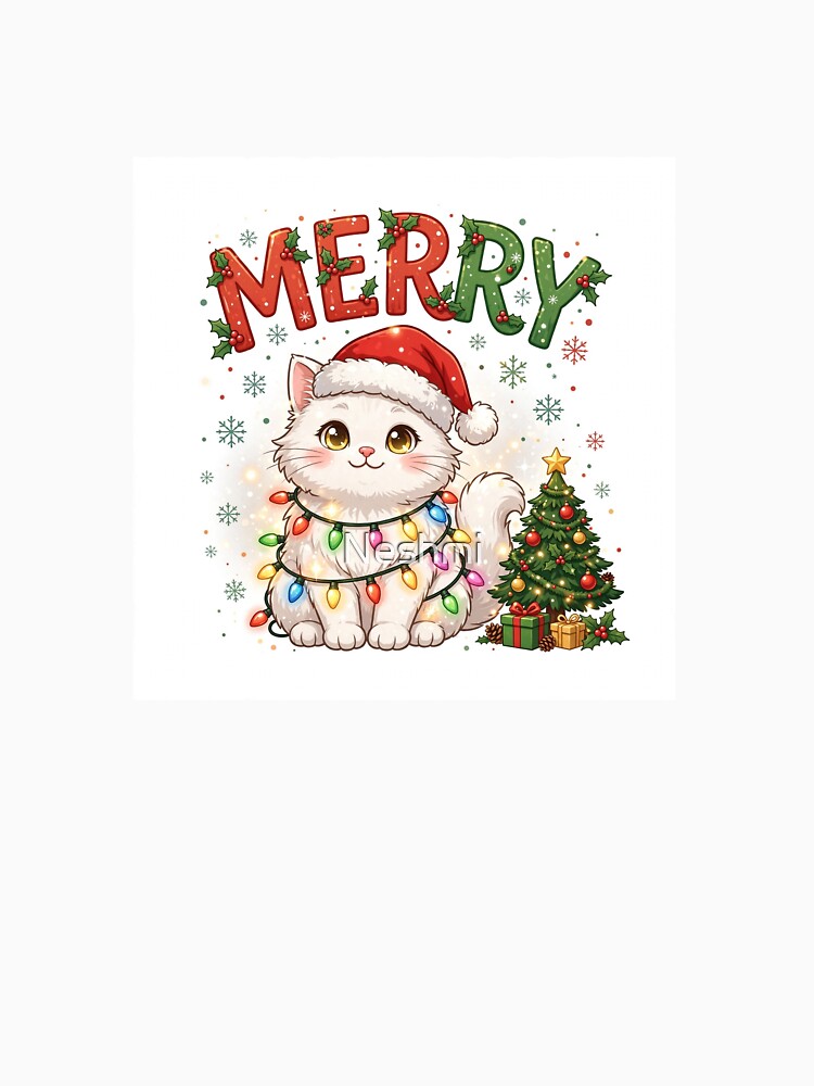 Merry Santa Cat by Neshmi