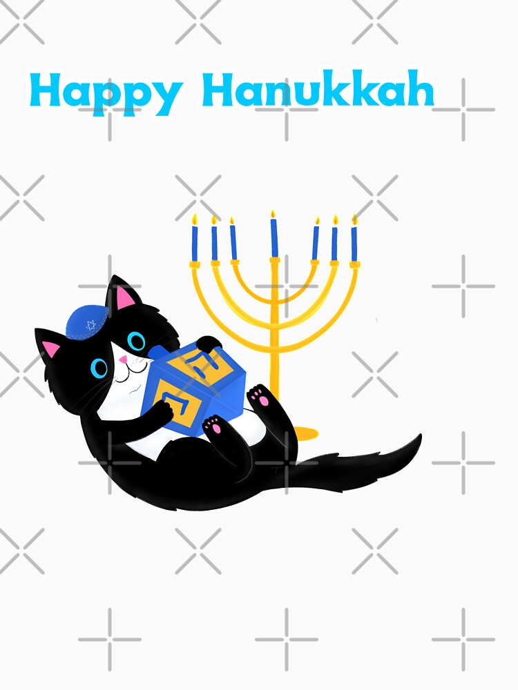 Happy Hanukkah - Cat by Mechanical-Artt