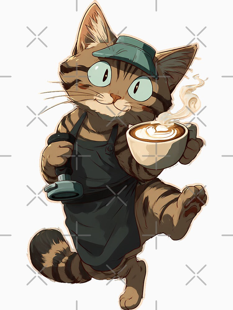 Barista Cat by pumsquare