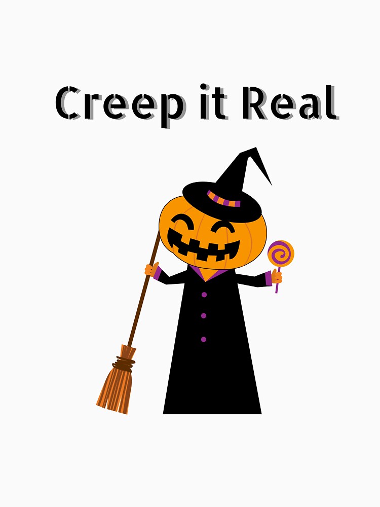 Retro Halloween Creep It Real Graphic by Fashionunic7