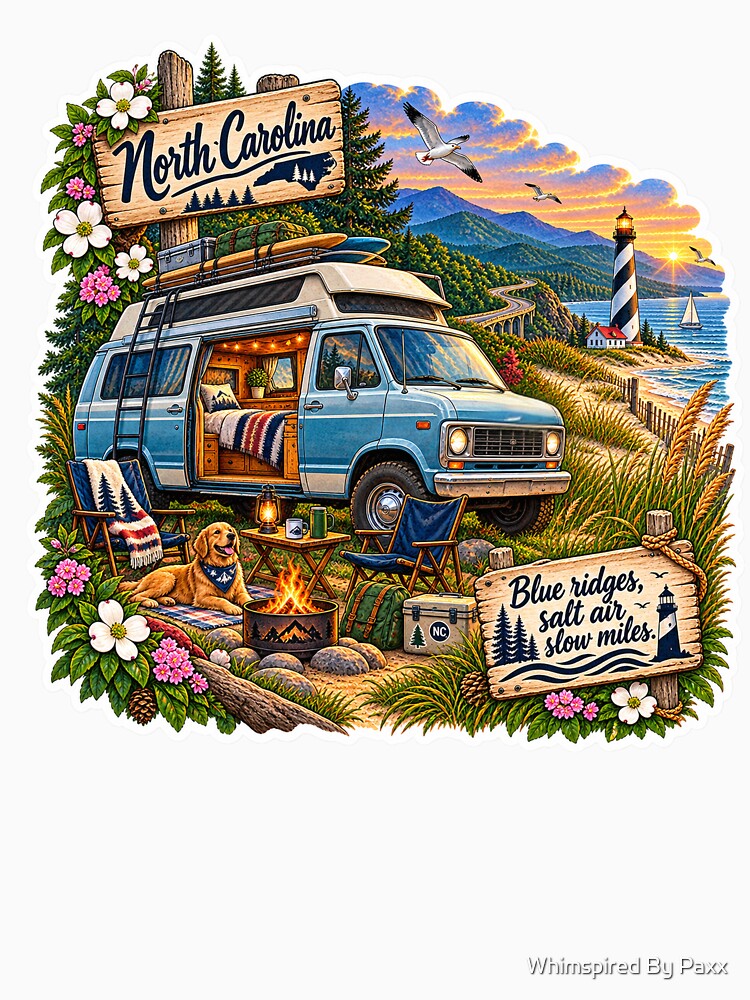 North Carolina Van Life by Whimspired By Paxx