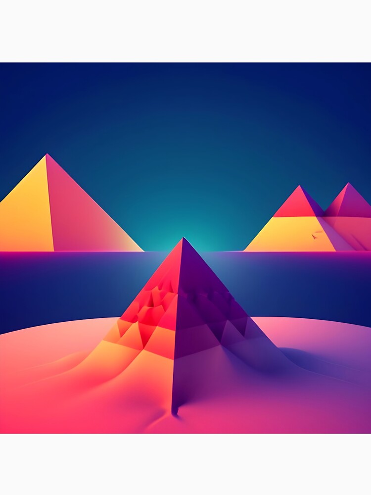 Dark minimalist moutain geometry - 4 by SpecialForceART
