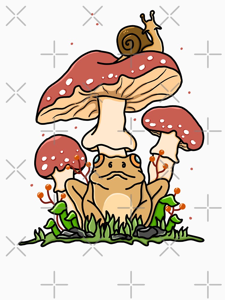 Mushroom Frog Snail by Kimprut