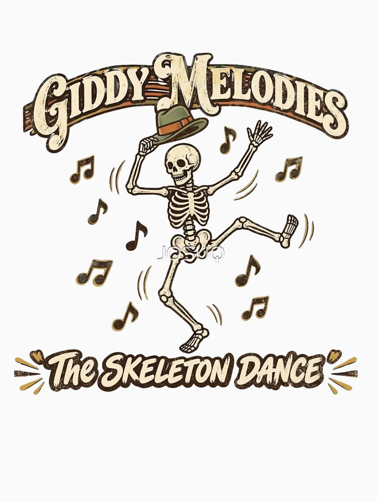 Groovy Dancing Skeleton Halloween by JOSUQ