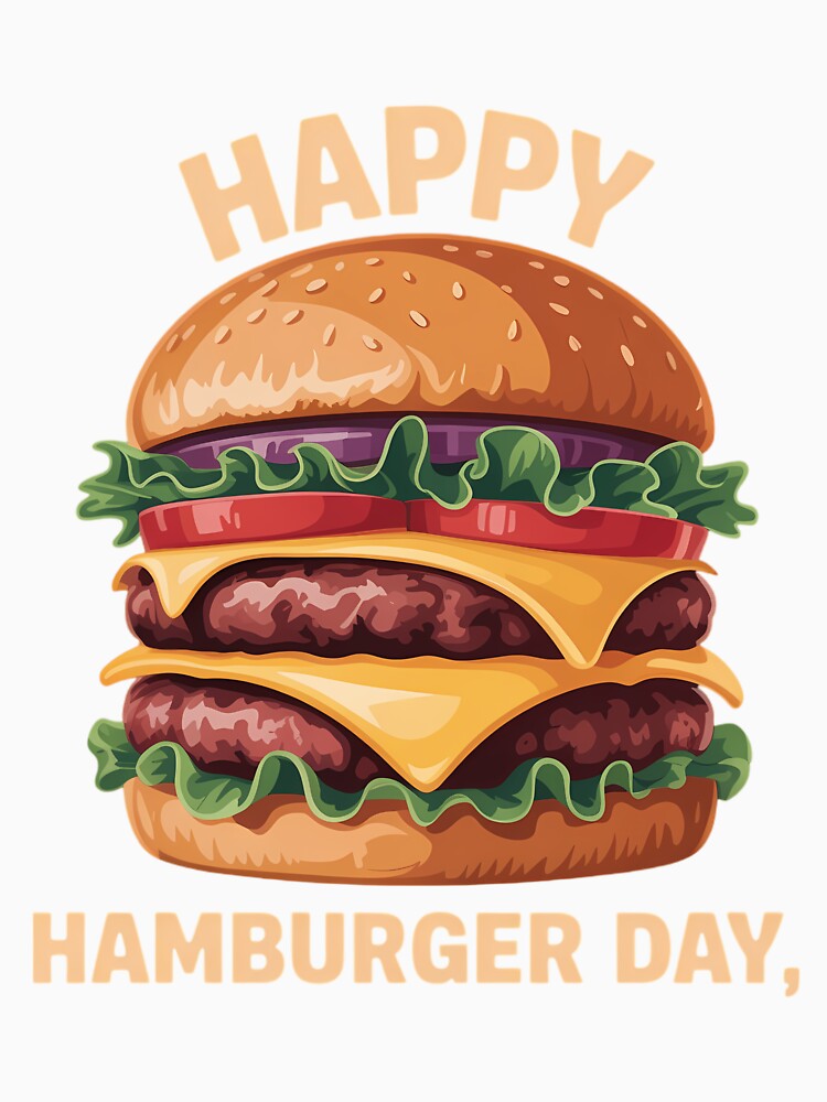Junk Food Cheeseburger Hamburger Day Burger Fries by SapfireStuArt