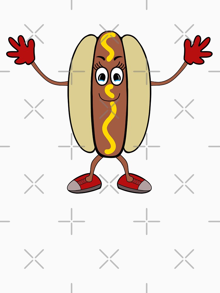 Funny Hot Dog Baseball Game by Sartoris Art