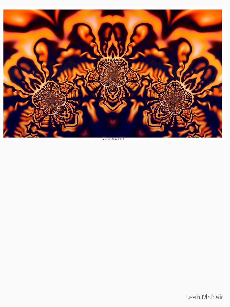 Monks Pondering Sacred Geometry  - Fractal Surreal Abstract by Leah McNeir