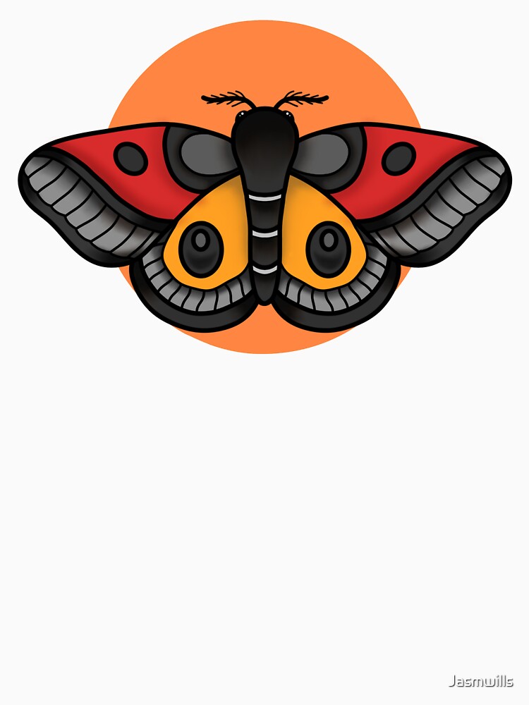 Moth tattoo by Jasmwills