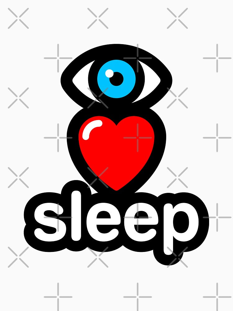 i love sleep (red - vertical) by MisterSquid