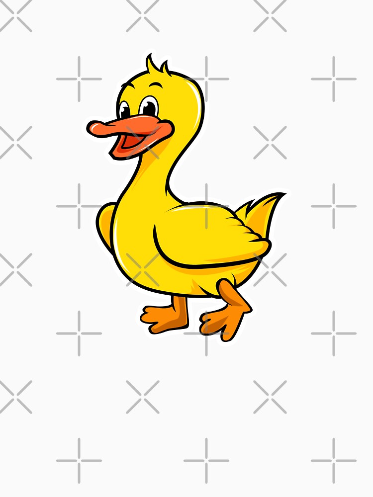 aquatic duck classic sticker by anandsiva2703
