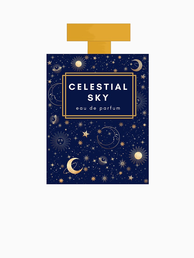 Celestial Sky Eau de Parfum Sun Moon and Stars Perfume Bottle by MusberriDesigns