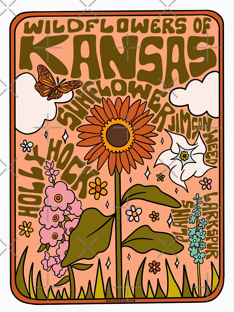 Kansas Wildflowers by doodlebymeg