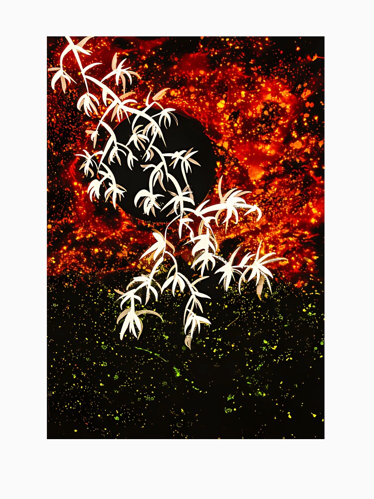 Crimson Celestial Bamboo by AstralArborsArt