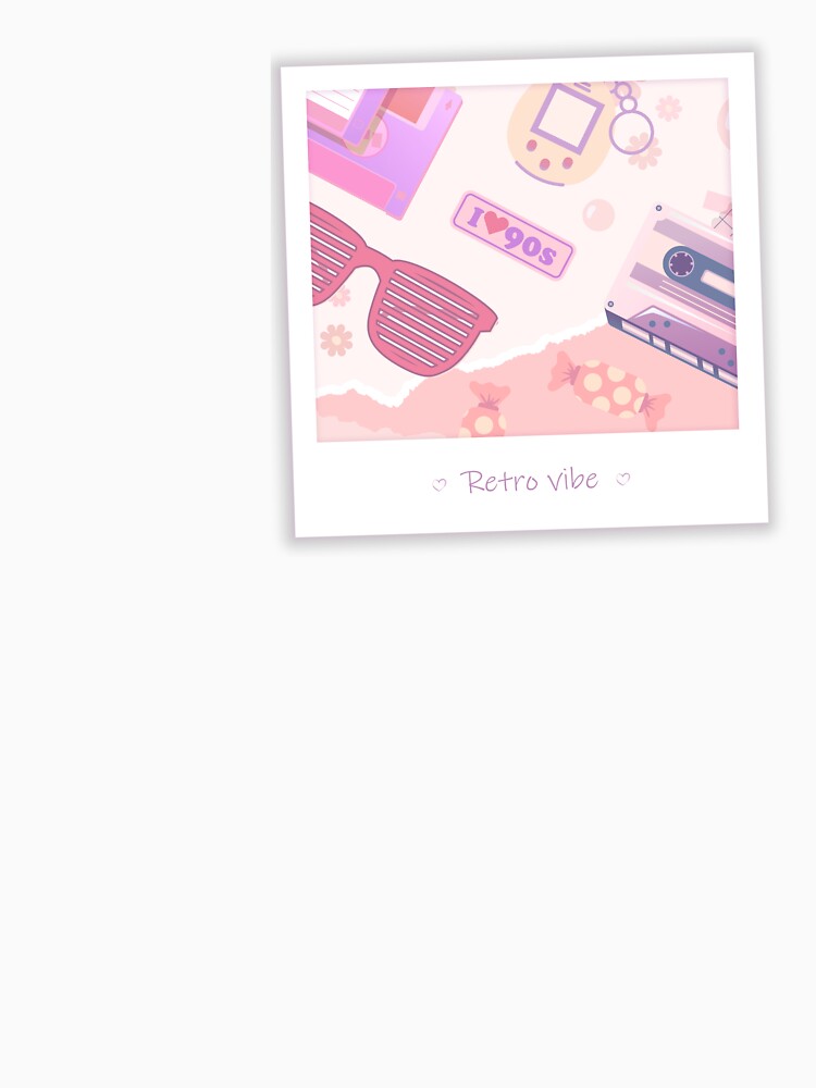 Cute 90s Nostalgia Aesthetic | Retro Y2K Pastel Pattern Art by Tattyarts