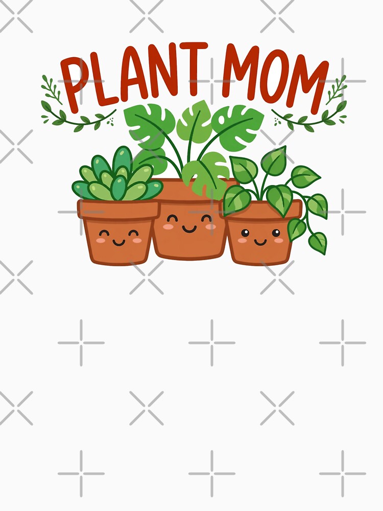 Plant Mom Cute Potted Plants Funny Plant Lady Sticker by Gurrteg