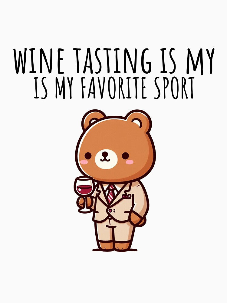 Wine Tasting Bear by LemuellTrends