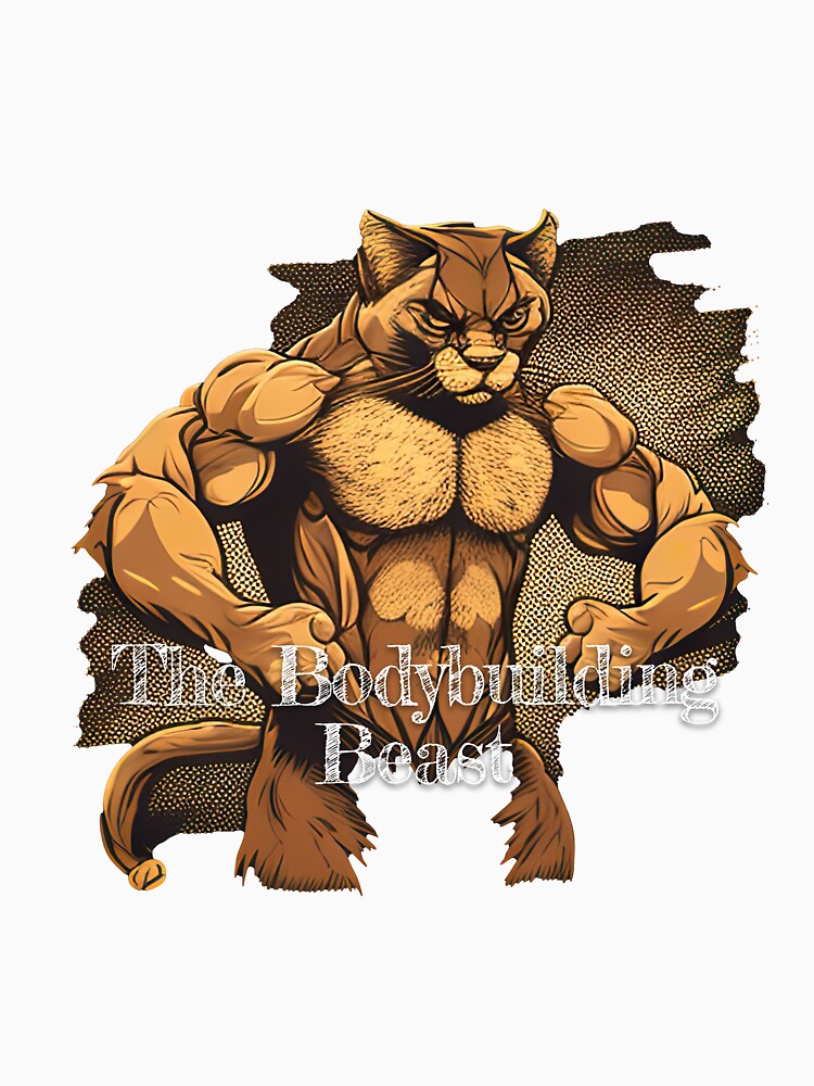 The Bodybuilding BeastDesignBodybuilding Fitness Gym Workout Exercise Merch Print Design by tengamerx