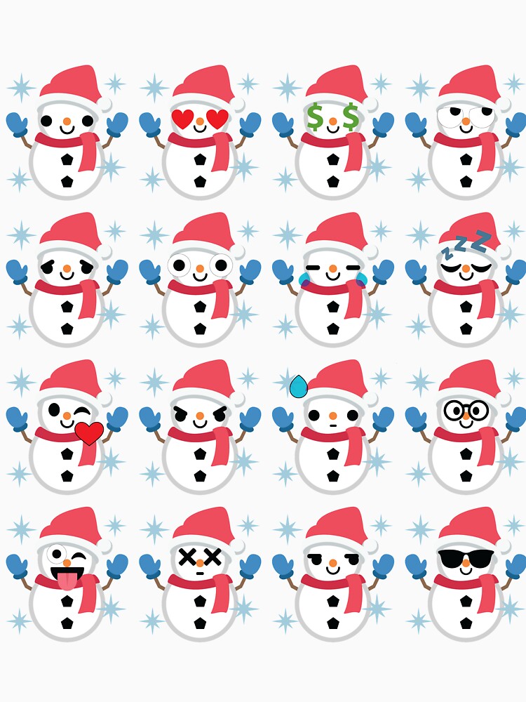 Snowman Emoji by HippoEmo