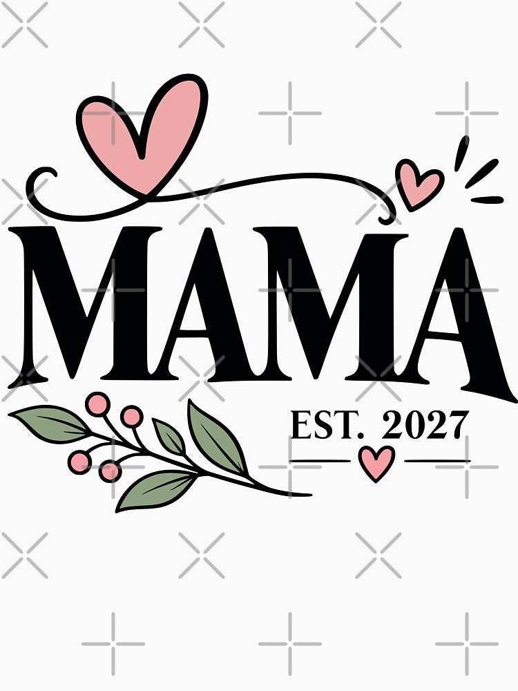 Mama Gift, Motherhood Gift, Mom Love Gift, Floral Mama Gift, New Mom Gift, Mother’s Day Gift, Sweet Mom Keepsake by TeeVerse27