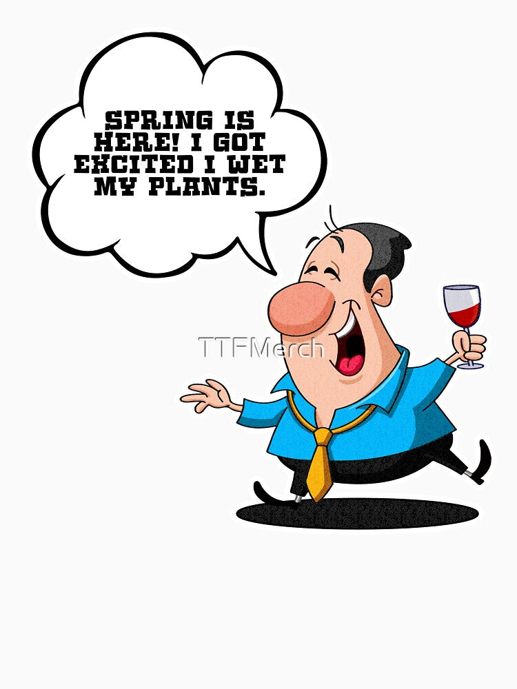 Dad Jokes Collection Spring - I Wet My Plants Gift by TTFMerch