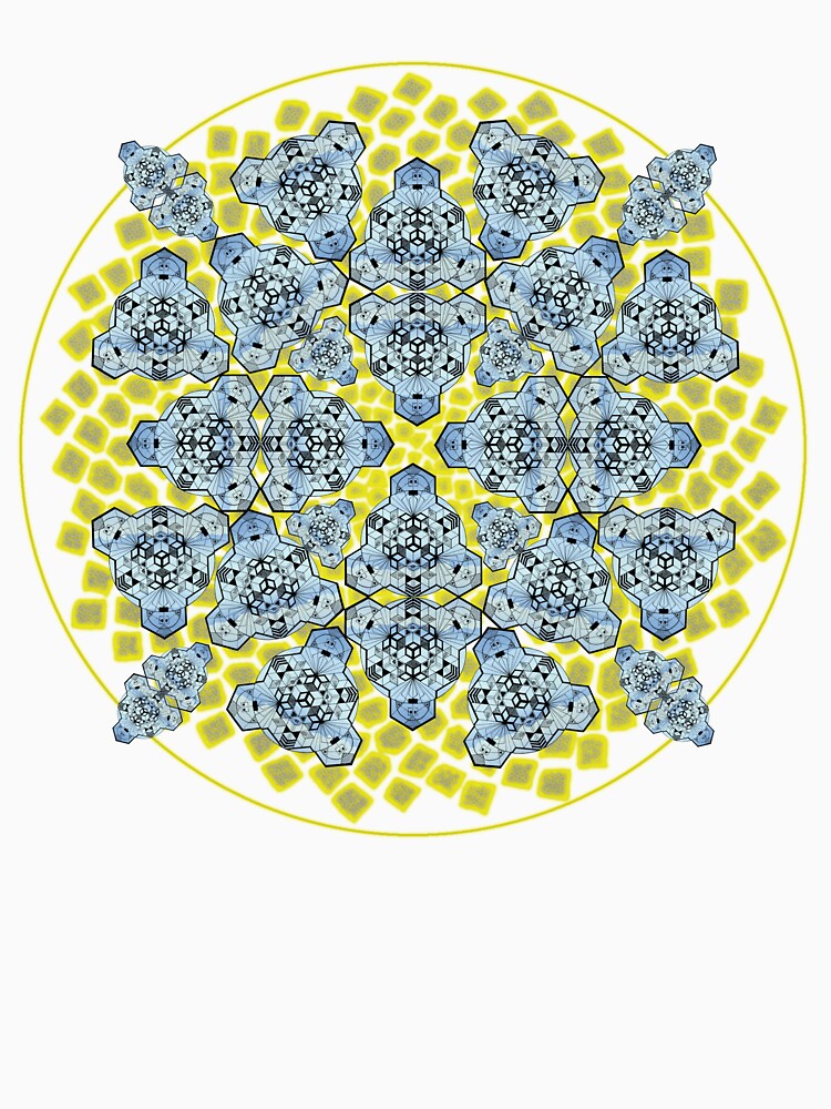 Mountain Range Cube Mandala Cacophony & CircleVisions (Y) by createVisions