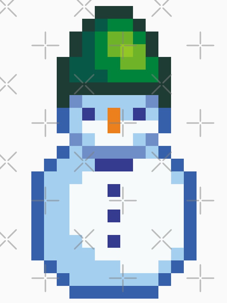 Stardew Valley Snowman Green Hat by aiya-pixels