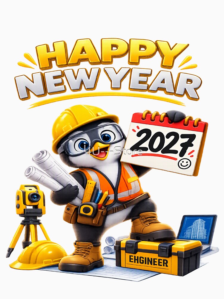 Happy New Year 2027 Professional Art by 4U---Store