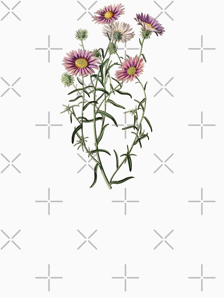Boho Wildflowers, Vintage Tansyaster Floral by ArtCornerStudio