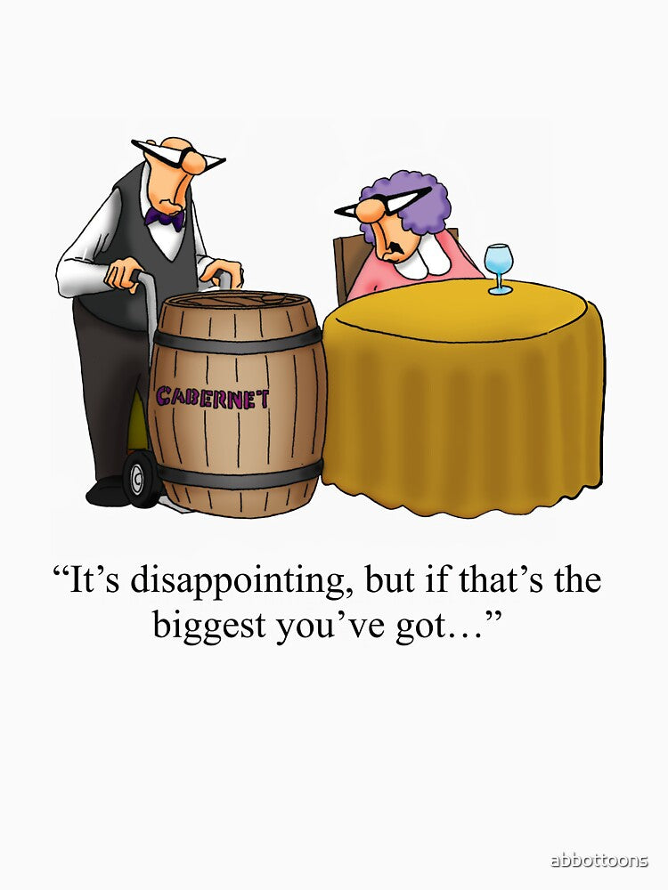 Funny Spectickles Wine Barrel Humor by abbottoons