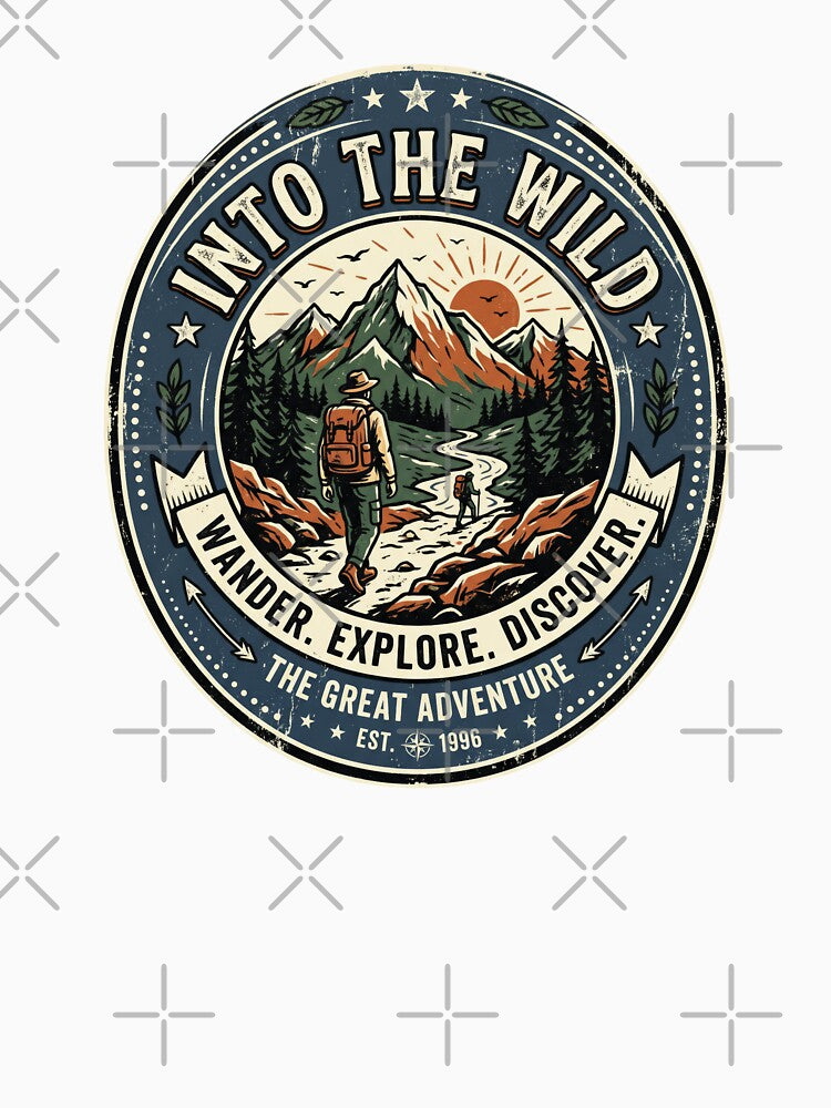 Into The Wild - Wander. Explore. Discover. by RetroTrailCo