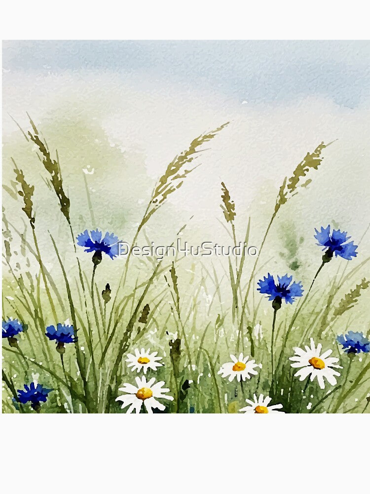 Watercolor flower illustration by Design4uStudio