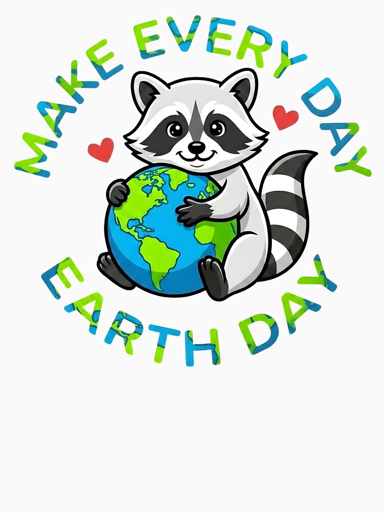 Earth Day Make Every Day Earth Day Funny Environmental Graphic | Kawaii Nature Activist Meme Art Design by MyTeeSh