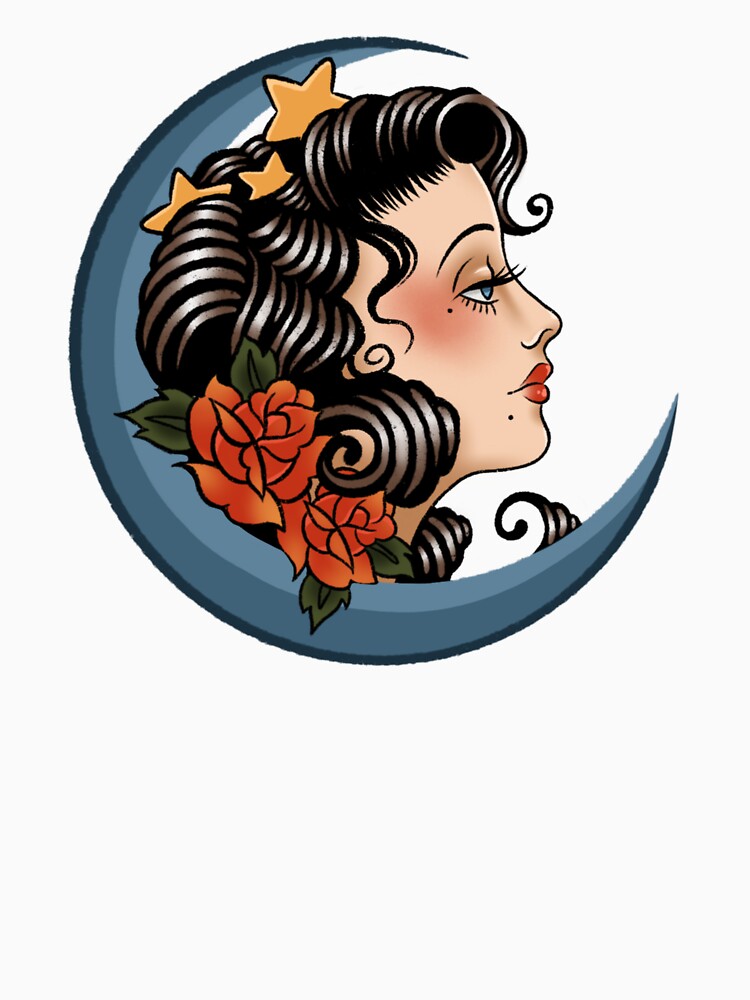 Moon Lady Tattoo by SEASstudios