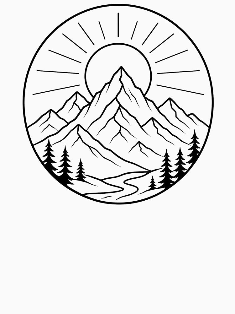 Mountain Adventure Badge by GeaSupplyStudio